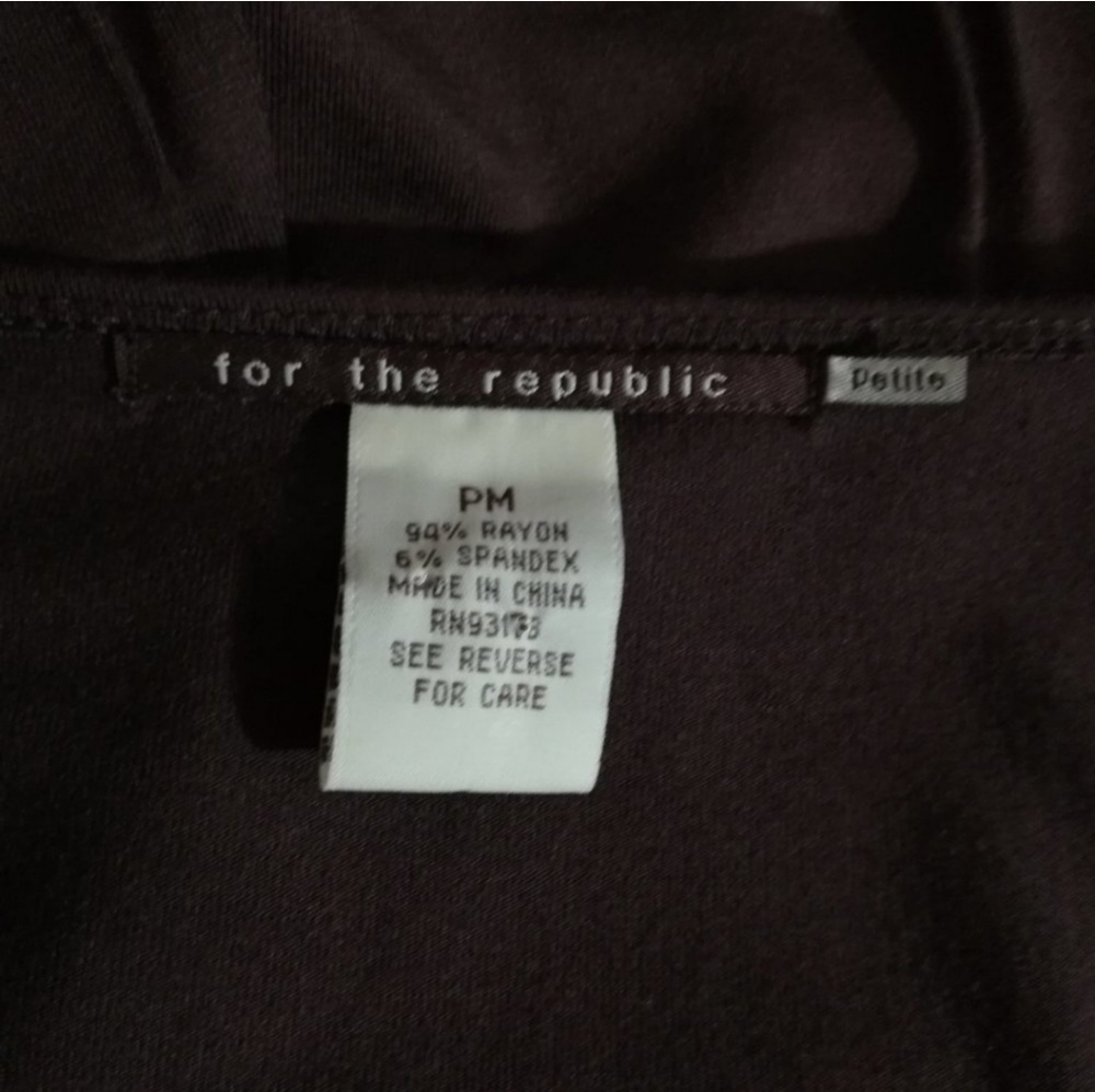 For the Republic Stretch Knit Jeweled Top - Picture 5 of 6